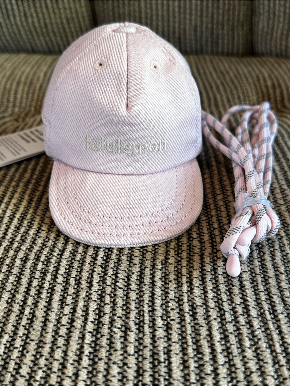 RARE Lululemon Ball Cap Nano Lanyard - Pink - NWT